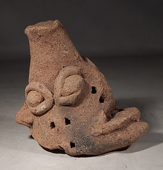 Ancient African Koma Pottery Head Fragment