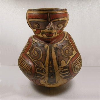 Cocle Figural Vessel - After