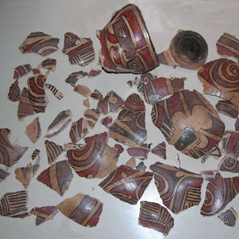 Cocle Figural Vessel - Before