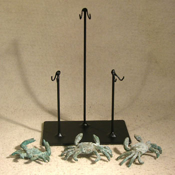 Peruvian Copper Crabs Custom Display