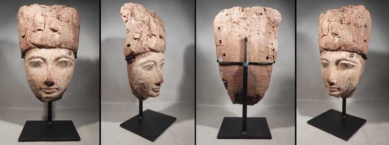 Ancient Egyptian Mummy Mask Custom Display Stand