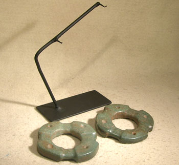 Maya Jade Ear Spools Custom Display