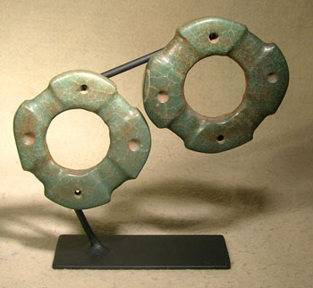 Maya Jade Ear Spools Custom Display