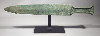 Ancient Luristan Bronze Sword Custom Display Stand.