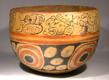 Maya Glyph Bowl - After