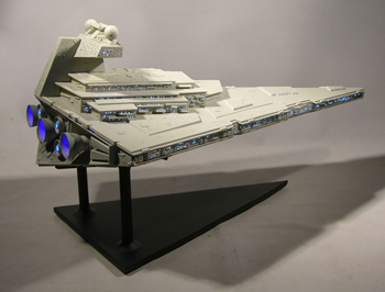 Star Wars, Star Destroyer Starship Model Custom Display Stand  (back)