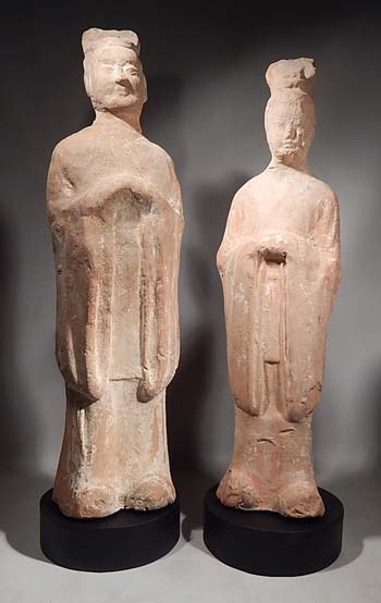 Ancient Chinese Tang Dynasty Attendant Figures