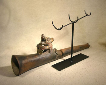 Moche Trumpet Custom Display