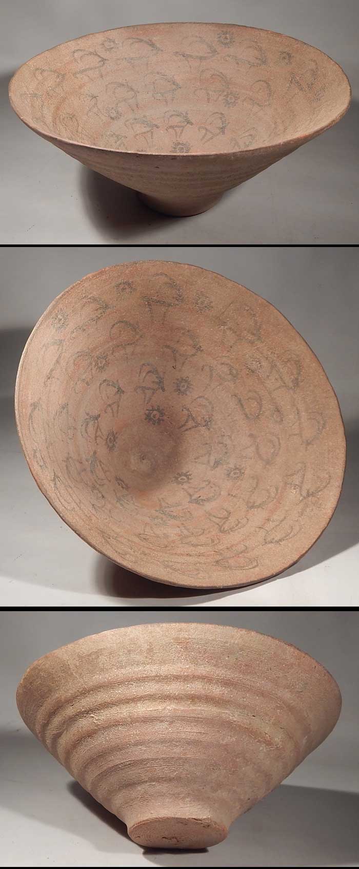 Near Eastern Indus Valley Harappan Flared Bowl Vessel