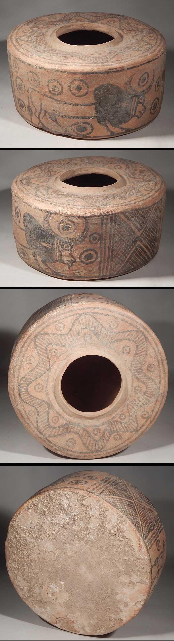 Near Eastern Indus Valley Harappan Pottery Pyxis Vessel