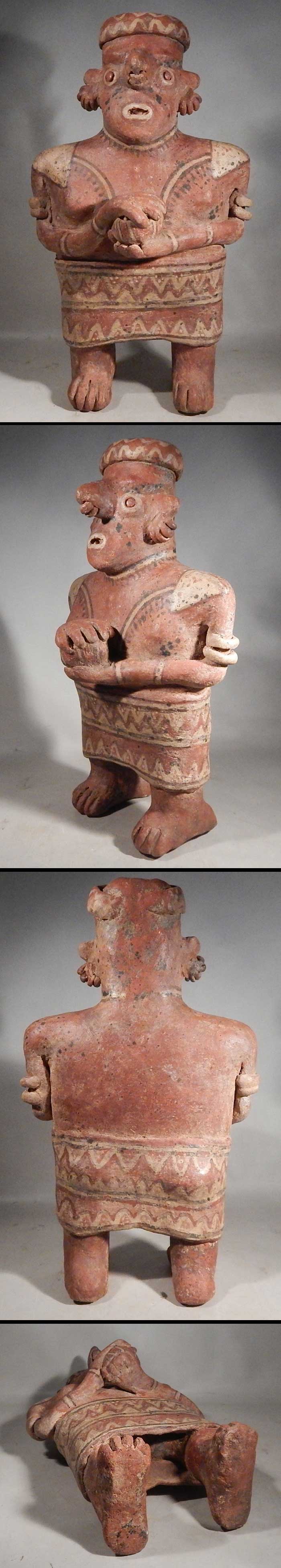 Pre-Columbian Nayarit Ixtlan del Rio Polychrome Shaman Figure