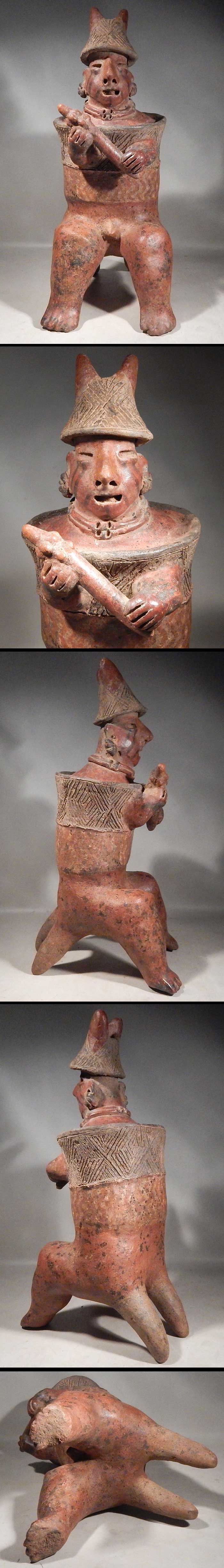 Pre-Columbian Nayarit San Sebastian Warrior Figure