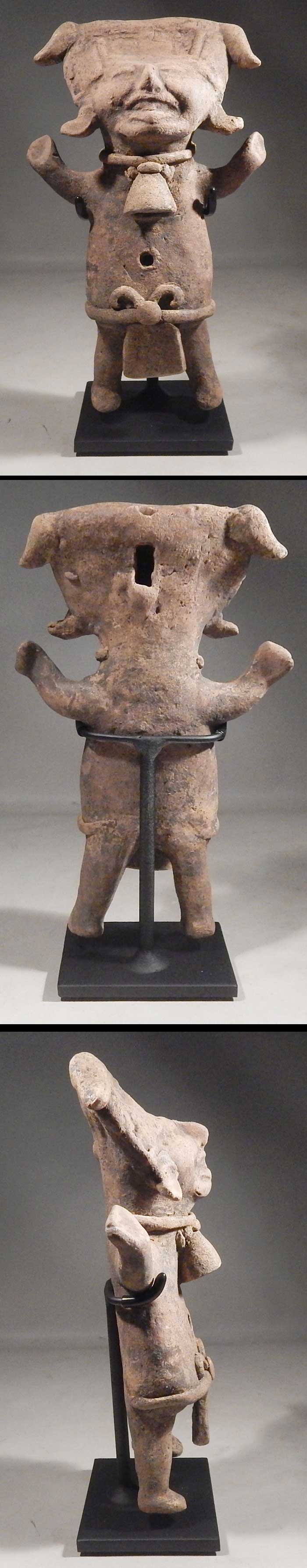 Pre-Columbian Mexico Vera Cruz Veracruz Sonriente Smiling Figure Whistle