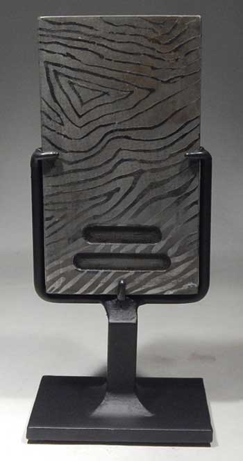Mandalorian Steel Beskar Ingot Custom Display Stand  (back)