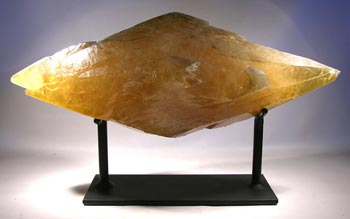 Calcite Crystal Custom Display Stand - front