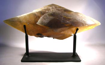 Calcite Crystal Custom Display Stand - back
