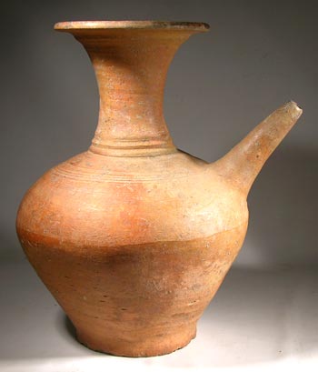 Ancient Cambodian Pottery Kendi Teapot