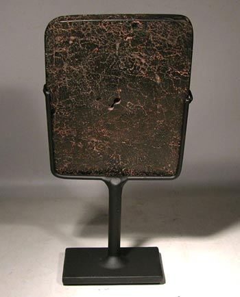 Chavin Anthracite Mirror Custom Display Stand - back