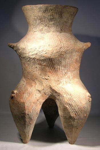 Chinese Neolithic Pottery Tripod - Li