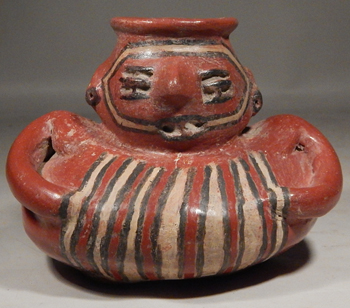Pre-Columbian Chupicuaro Polychrome Figural Vessel Mexico