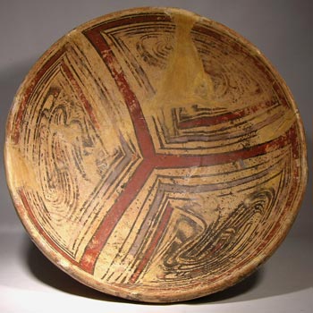 Panamanian Cocle Pedestal Bowl- Before