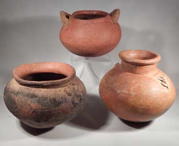 Pre-Columbian Costa Rican Pottery Olla Vessels