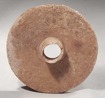 Ancient Egyptian Alabaster Spindle Whorl