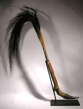 African Fly Whisk Custom Display