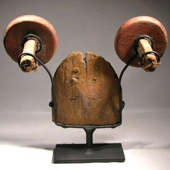 Moche Ear Spools and Pectoral Custom Display Stand