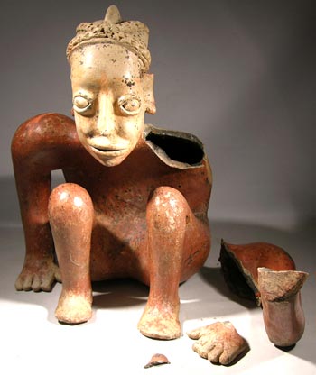 Jalisco, Ameca Crouching Figure - Before