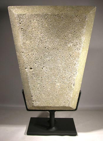 Stone Carved Architectural Keystone Custom Display Stand - front