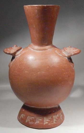 Pre-Columbian Lambayeque Children of Naymlap Bottle Vessel Peru