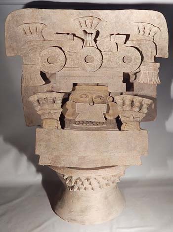 Pre-Columbian Guatemala Maya Mayan Escuintla Incensario Brazier Vessel