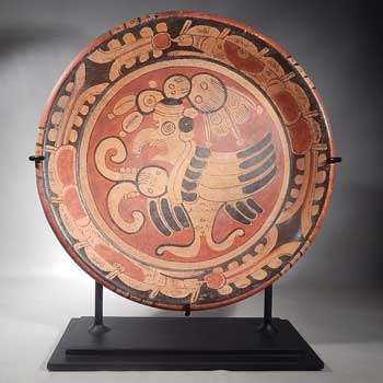 Maya Moan Bird Tripod Plate Custom Display Stand (front).