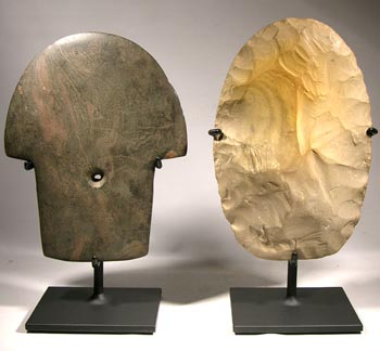 Mississippian Stone Tools Display Stand