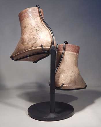 Ancient Moche Feet Custom Display Stand (back).
