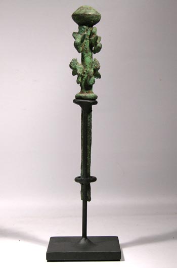 Moche Finial Custom Display