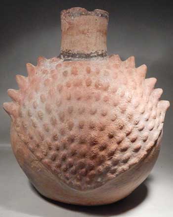 Pre-Columbian Moche Spondylus Shell Vessel Peru