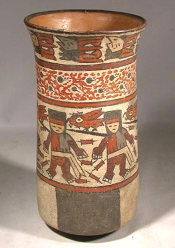 Nazca Cylindrical Beaker (kero) - After
