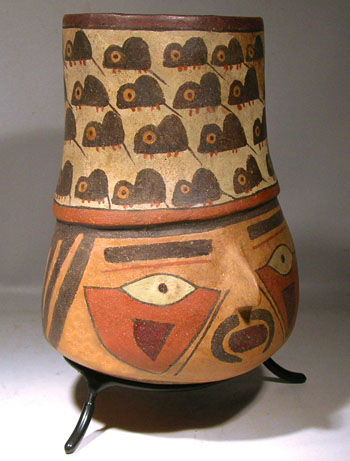Nazca Portrait Kero Vessel  - After