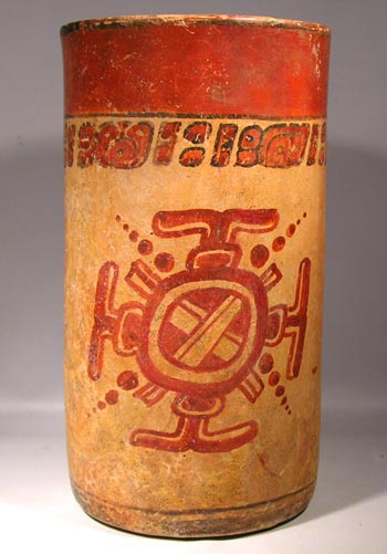 Peten Maya Cylinder Vessel - After