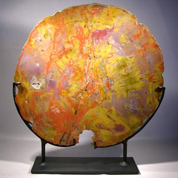 Petrified Wood Slab Custom Display Stand