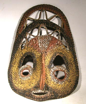 Papua New Guinea Woven Fiber Yam Mask
