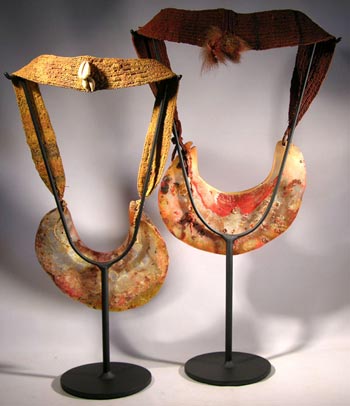 Papua New Guinea Kina Shell Custom Display Stands- back