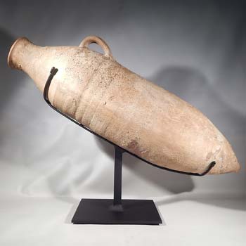 Ancient Roman Bullet Transport Amphora Custom Display Stand.