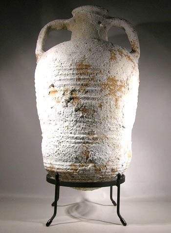 Roman Wine Amphora Custom Display Stand - front