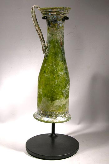 Roman Glass Bottle Custom Display