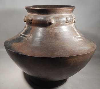 Pre-Columbian Columbia San Agustin Figural Urn Vessel