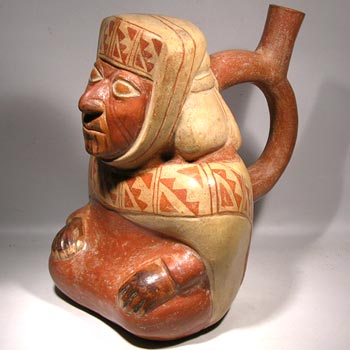 Moche Stirrup Vessel - After