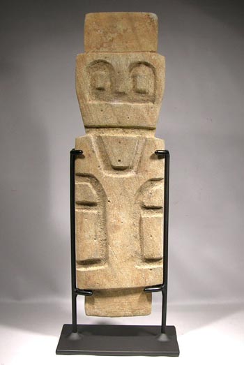 Valdivia Stone Slab Figure Custom Display